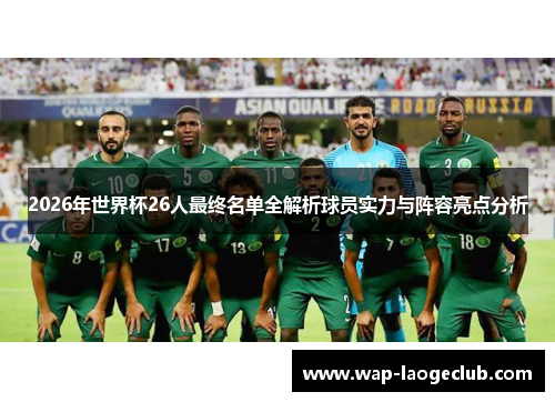 2026年世界杯26人最终名单全解析球员实力与阵容亮点分析 2026年世界杯26人最终名单全解析球员实力与阵容亮点分析